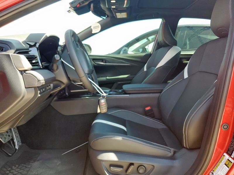 4T1DAACK4SU047492 - 2025 TOYOTA CAMRY XSE RED photo 7