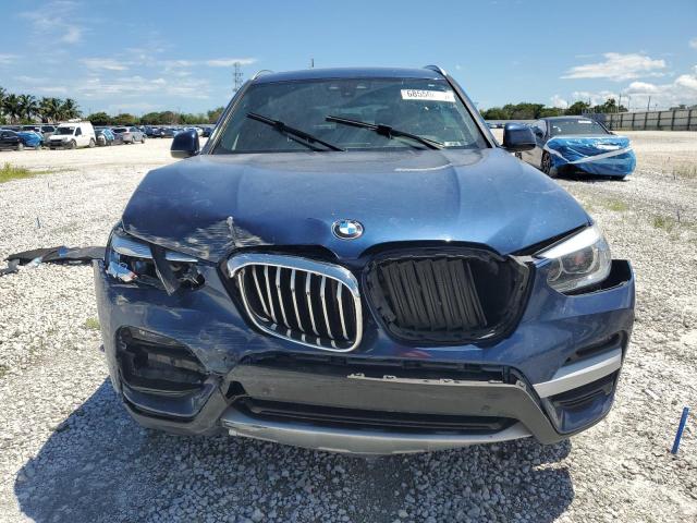 5UXTY3C07L9C48234 - 2020 BMW X3 SDRIVE30I BLUE photo 5