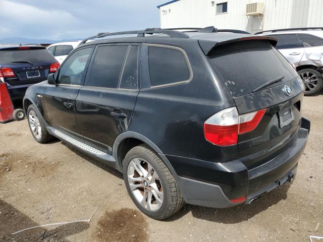 WBXPC93438WJ18080 - 2008 BMW X3 3.0SI BLACK photo 2