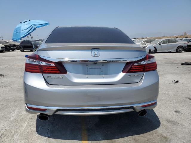 1HGCR2F51GA180614 - 2016 HONDA ACCORD SPORT Күміс фото 6