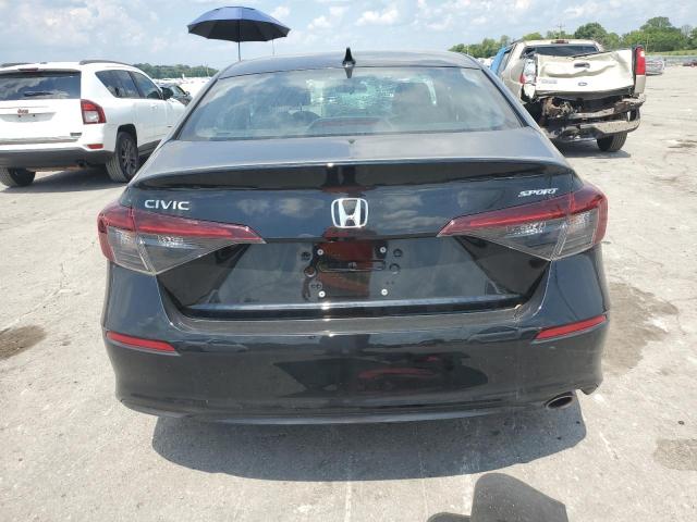 2HGFE2F52SH520582 - 2025 HONDA CIVIC SPORT BLACK photo 6