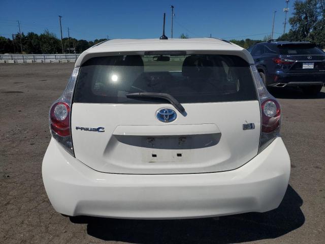 JTDKDTB33C1521427 - 2012 TOYOTA PRIUS C WHITE photo 6