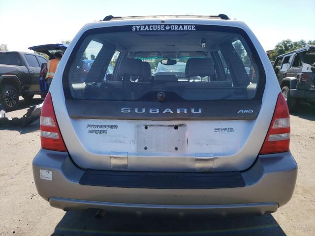 JF1SG65634H720460 - 2004 SUBARU FORESTER 2.5XS SILVER photo 6