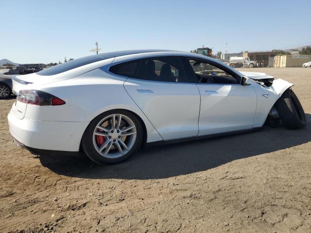 5YJSA1H27EFP65474 - 2014 TESLA MODEL S WHITE photo 3