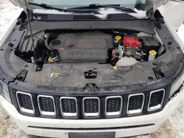 3C4NJDCB2KT621026 - 2019 JEEP COMPASS LIMITED WHITE photo 12