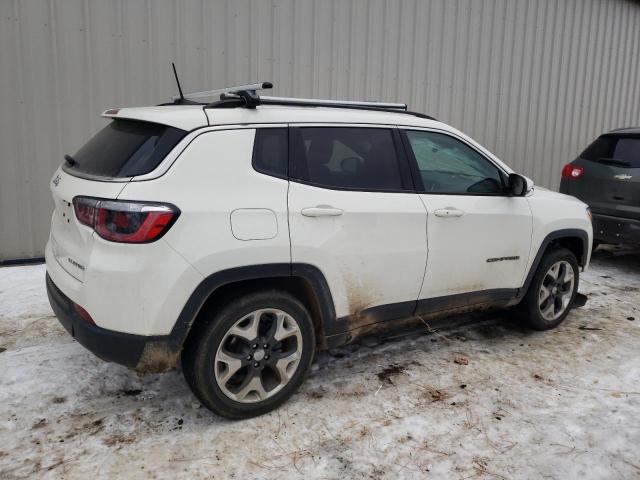 3C4NJDCB2KT621026 - 2019 JEEP COMPASS LIMITED WHITE photo 3