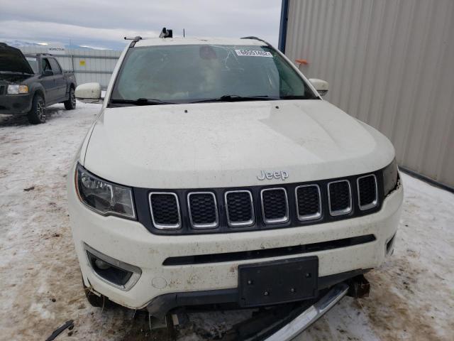 3C4NJDCB2KT621026 - 2019 JEEP COMPASS LIMITED WHITE photo 5