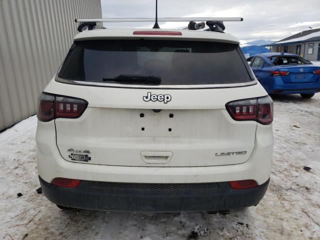 3C4NJDCB2KT621026 - 2019 JEEP COMPASS LIMITED WHITE photo 6