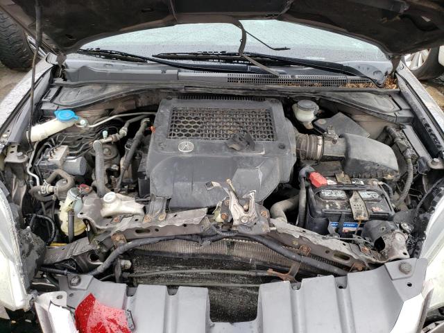 5J8TB18257A009074 - 2007 ACURA RDX GRAY photo 12