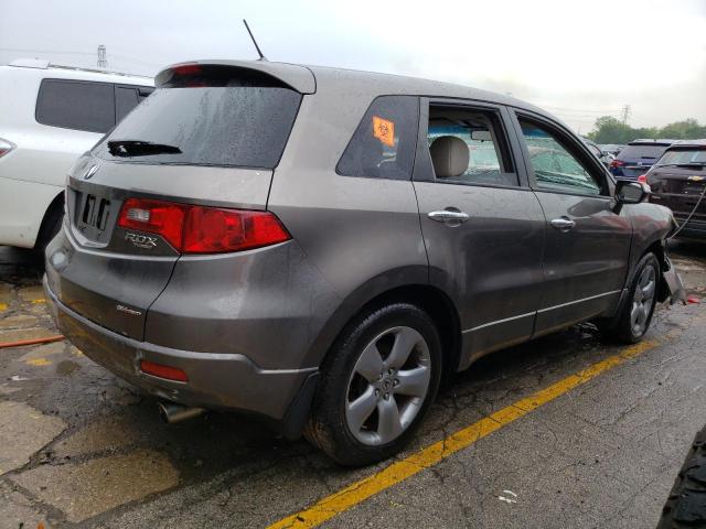 5J8TB18257A009074 - 2007 ACURA RDX GRAY photo 3