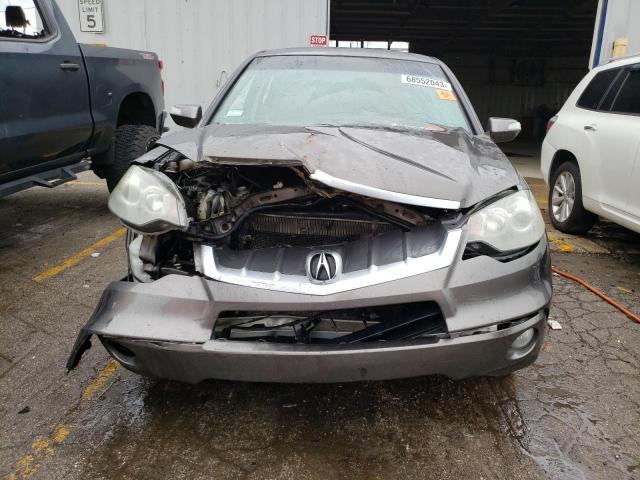 5J8TB18257A009074 - 2007 ACURA RDX GRAY photo 5