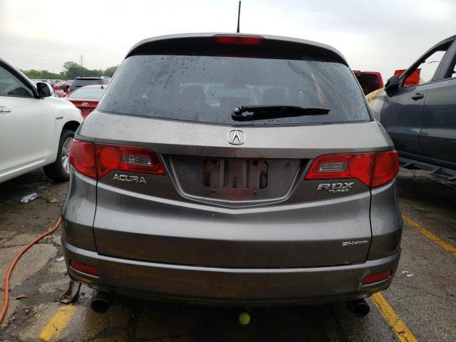 5J8TB18257A009074 - 2007 ACURA RDX GRAY photo 6