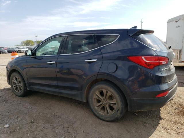 5XYZTDLB0FG279102 - 2015 HYUNDAI SANTA FE S BLUE photo 2