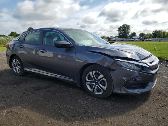 2HGFC2F52JH553408 - 2018 HONDA CIVIC LX GRAY photo 4