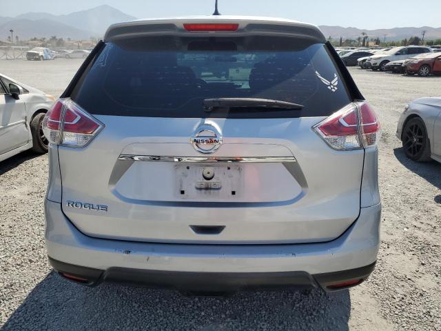 KNMAT2MT0GP601079 - 2016 NISSAN ROGUE S SILVER photo 6
