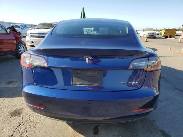 5YJ3E1EB5KF194138 - 2019 TESLA MODEL 3 Կապույտ լուսանկար 6