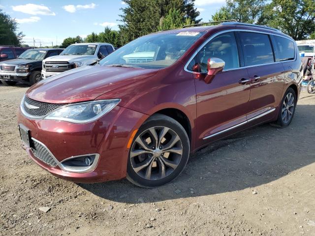 2C4RC1GGXHR655243 - 2017 CHRYSLER PACIFICA LIMITED BURGUNDY photo 1