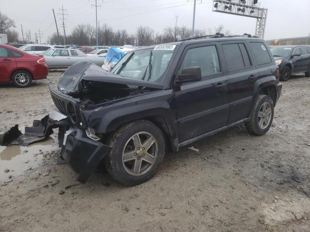 1J8FF48W07D395883 - 2007 JEEP PATRIOT LIMITED BLACK photo 1