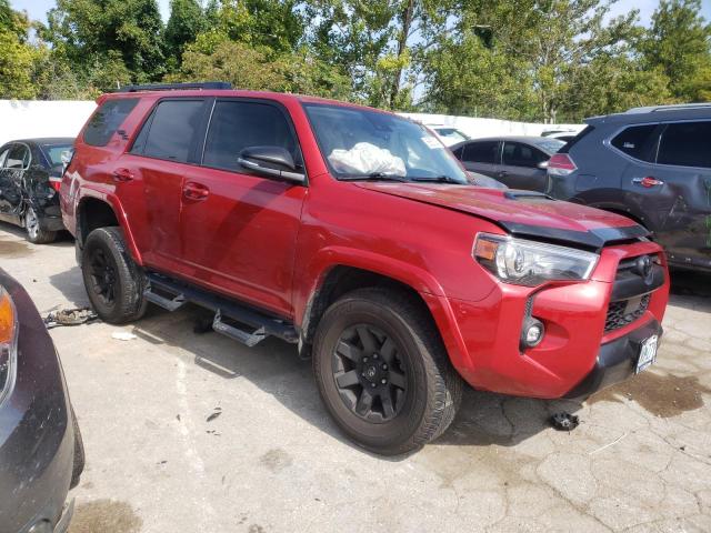 JTERU5JR2M5865711 - 2021 TOYOTA 4RUNNER SR5 PREMIUM RED photo 4