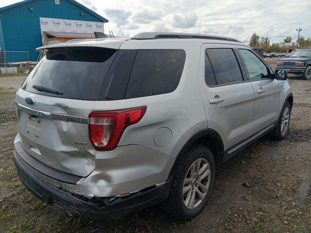 1FM5K8D80JGB81152 - 2018 FORD EXPLORER XLT 银色 照片 3