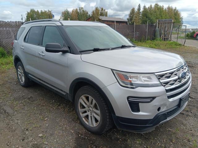 1FM5K8D80JGB81152 - 2018 FORD EXPLORER XLT 银色 照片 4