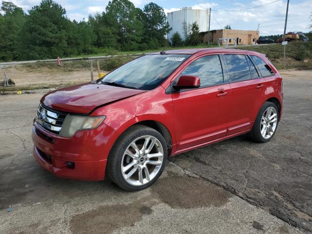 2FMDK3AC4ABA11858 - 2010 FORD EDGE SPORT RED photo 1