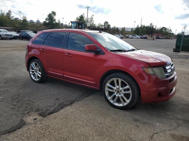 2FMDK3AC4ABA11858 - 2010 FORD EDGE SPORT RED photo 4