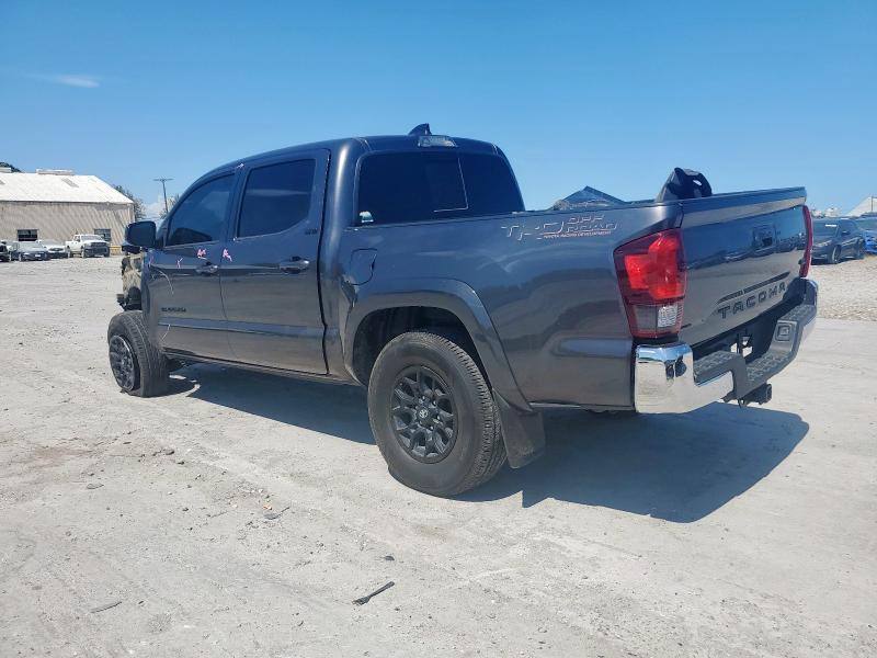 5TFAZ5CN8MX097458 - 2021 TOYOTA TACOMA DOUBLE CAB GRAY photo 2