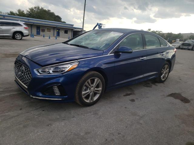 5NPE34AF9KH782201 - 2019 HYUNDAI SONATA LIMITED BLUE photo 1