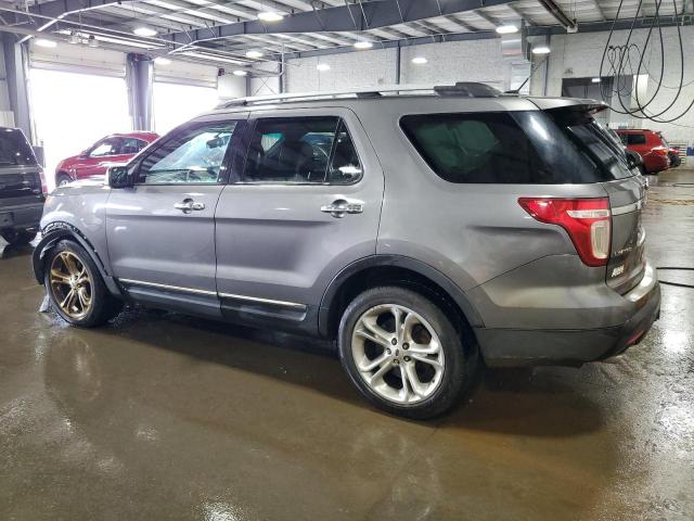 1FM5K8F81EGA37760 - 2014 FORD EXPLORER LIMITED GRAY photo 2