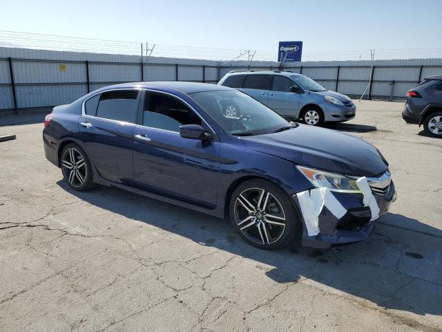 1HGCR2F5XHA297190 - 2017 HONDA ACCORD SPORT Көк фото 4