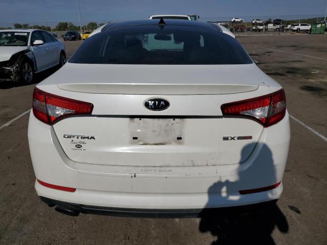 KNAGR4A66B5155167 - 2011 KIA OPTIMA SX WHITE photo 6