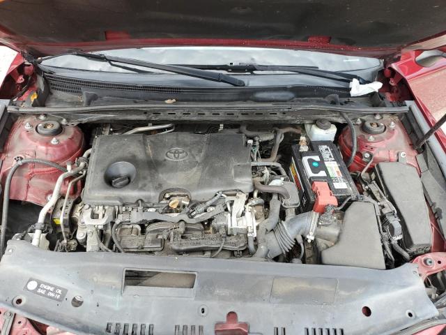 4T1B11HK1KU268628 - 2019 TOYOTA CAMRY L RED photo 11