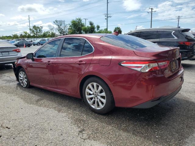 4T1B11HK1KU268628 - 2019 TOYOTA CAMRY L RED photo 2