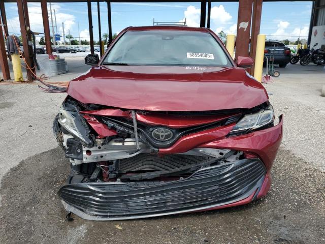4T1B11HK1KU268628 - 2019 TOYOTA CAMRY L RED photo 5