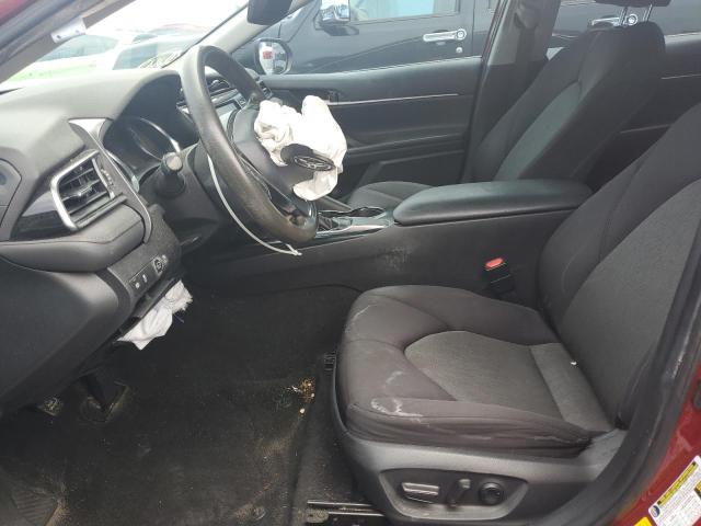 4T1B11HK1KU268628 - 2019 TOYOTA CAMRY L RED photo 7