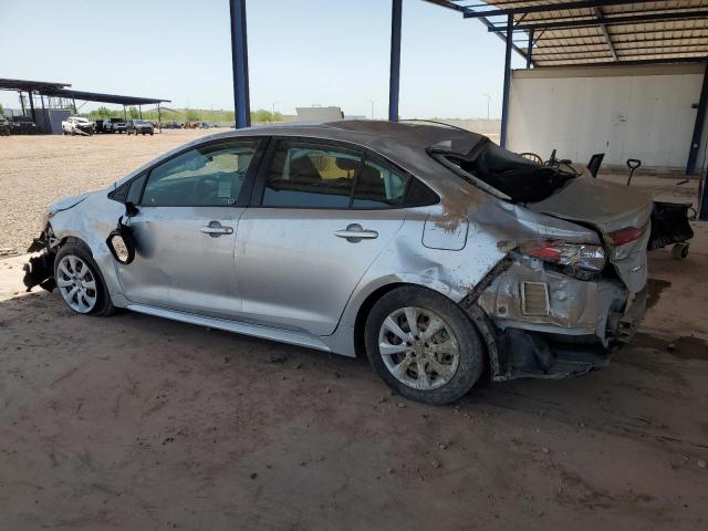 JTDEPRAE4LJ008200 - 2020 TOYOTA COROLLA LE 银色 照片 2