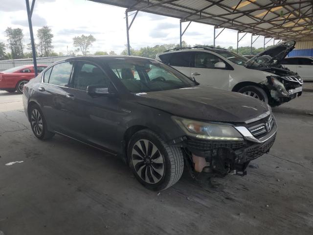 1HGCR6F39EA006292 - 2014 HONDA ACCORD HYBRID GRAY photo 4