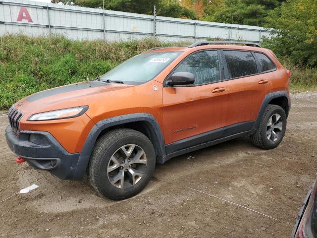 1C4PJMBSXFW553178 - 2015 JEEP CHEROKEE TRAILHAWK ORANGE photo 1