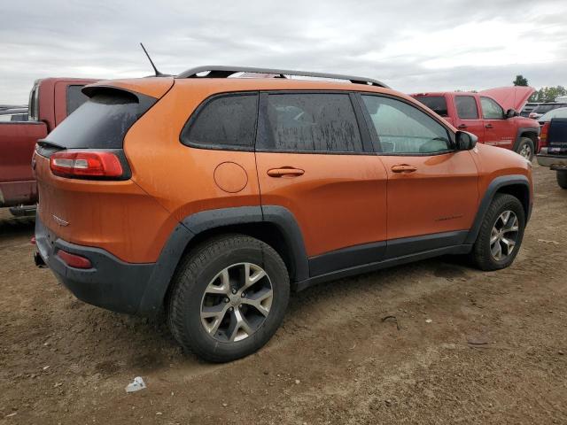 1C4PJMBSXFW553178 - 2015 JEEP CHEROKEE TRAILHAWK ORANGE photo 3