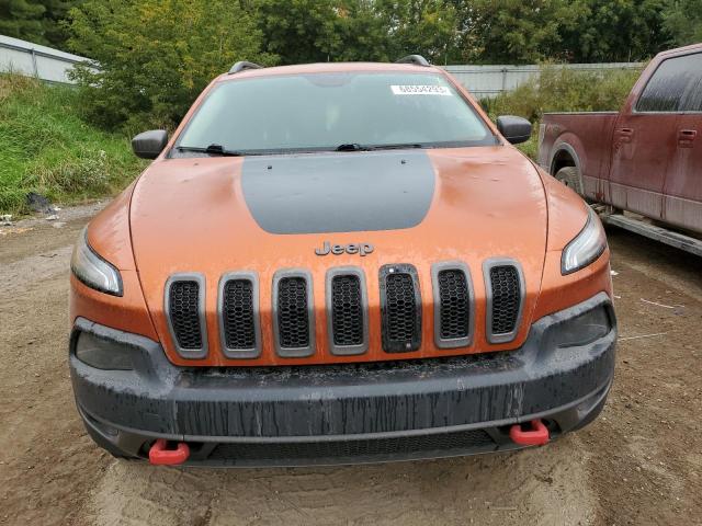 1C4PJMBSXFW553178 - 2015 JEEP CHEROKEE TRAILHAWK ORANGE photo 5