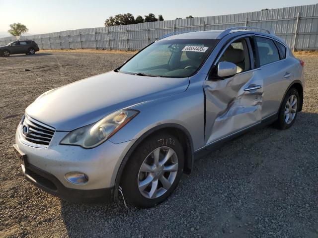 JNKAJ09E48M306007 - 2008 INFINITI EX35 BASE SILVER photo 1