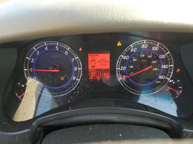 JNKAJ09E48M306007 - 2008 INFINITI EX35 BASE SILVER photo 9