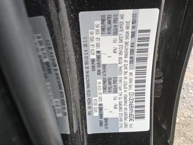 3MZBPAAM8RM430183 - 2024 MAZDA 3 黑色 照片 12