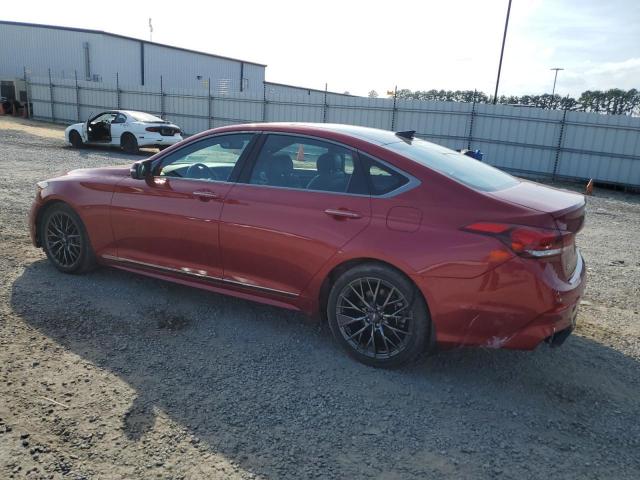 KMHGN4JE7KU300496 - 2019 GENESIS G80 BASE RED photo 2