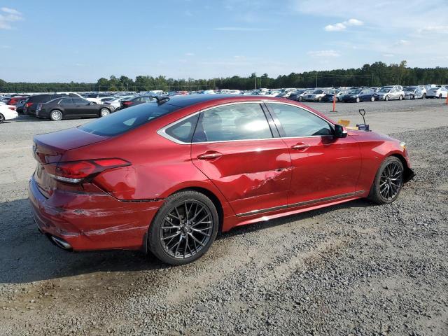 KMHGN4JE7KU300496 - 2019 GENESIS G80 BASE RED photo 3