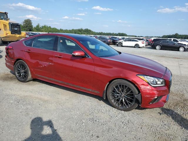 KMHGN4JE7KU300496 - 2019 GENESIS G80 BASE RED photo 4