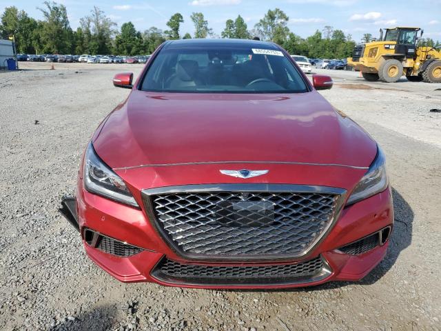 KMHGN4JE7KU300496 - 2019 GENESIS G80 BASE RED photo 5