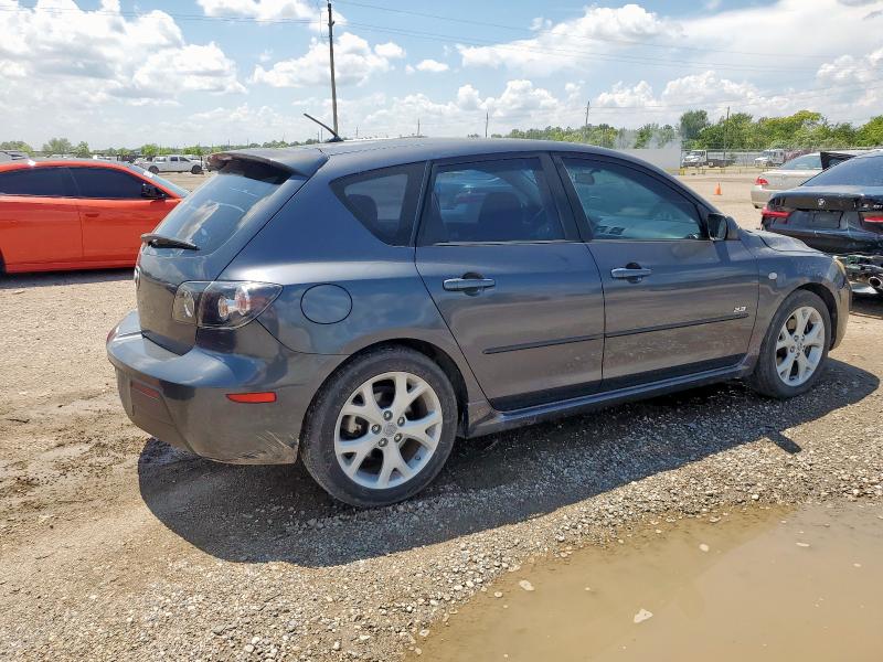 JM1BK343881134737 - 2008 MAZDA 3 HATCHBACK GRAY photo 3