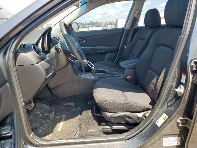 JM1BK343881134737 - 2008 MAZDA 3 HATCHBACK GRAY photo 7